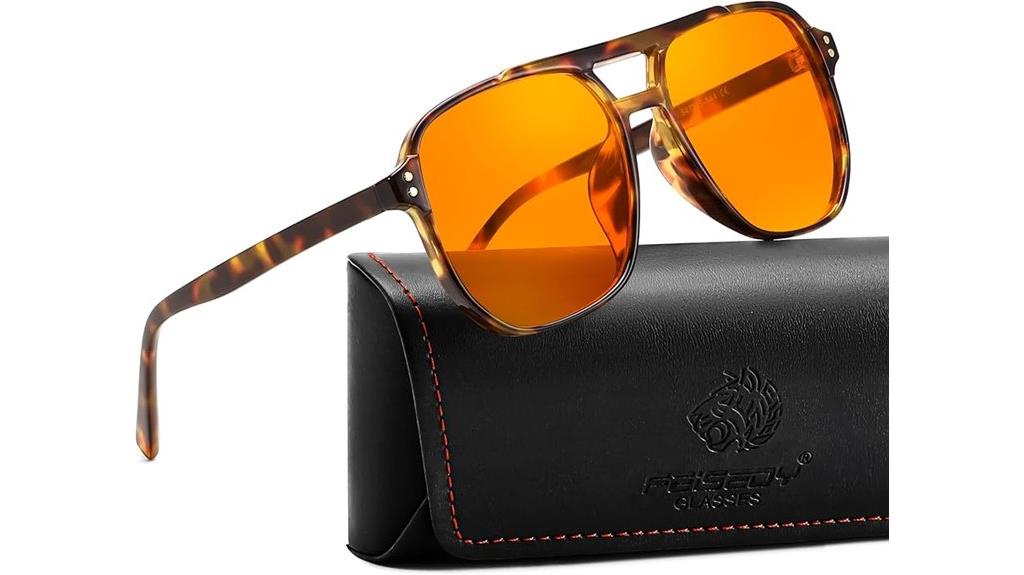 amber blue light glasses