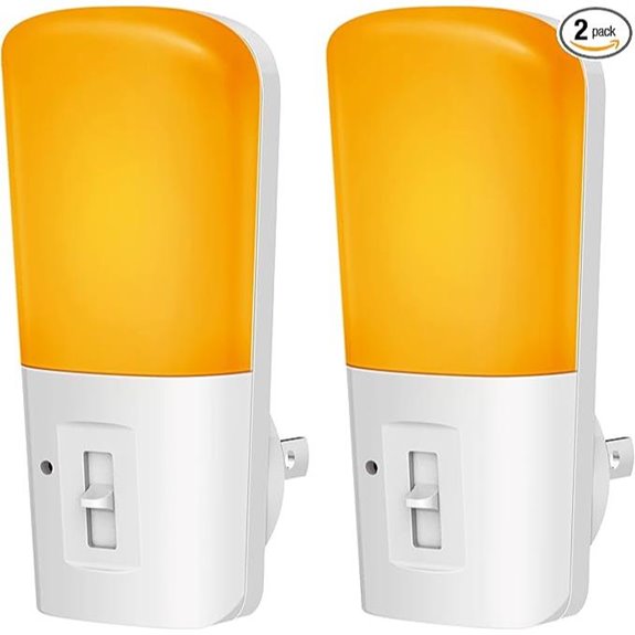 LOHAS Amber Dimmable Night Lights (2 Pack)