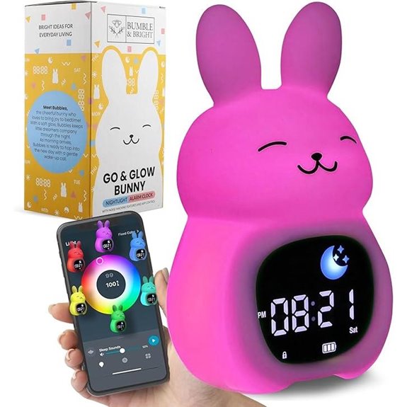 Bumble & Bright App-Controlled Kids Sleep Trainer