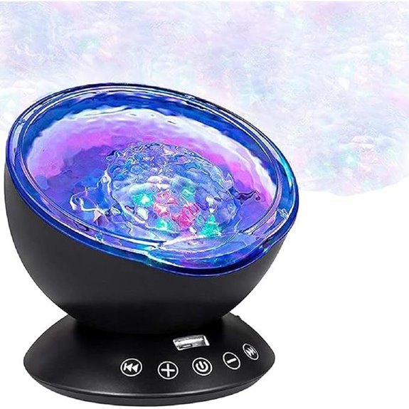 Autism Sensory Sea Night Light with Music and Colors