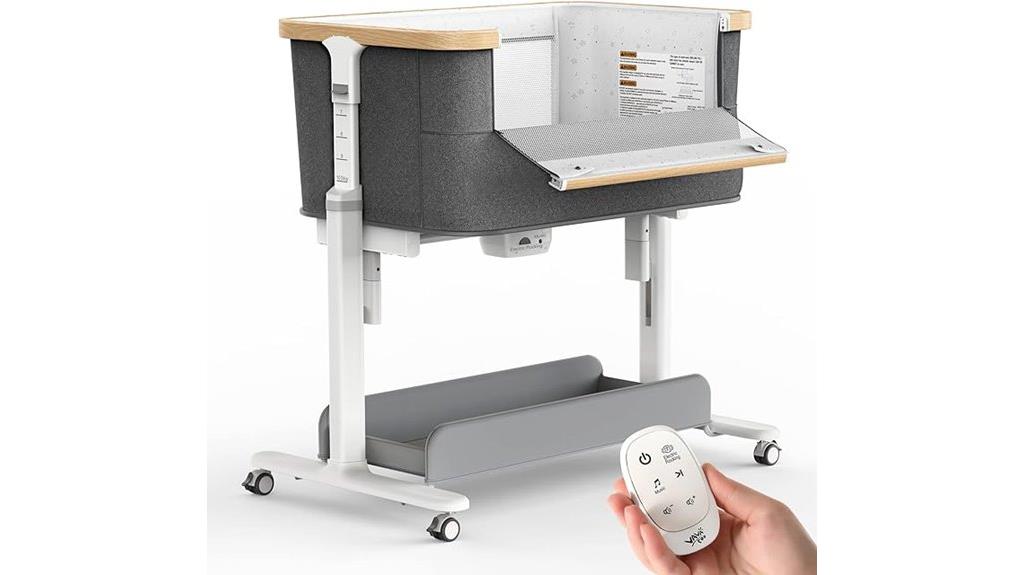 auto rolling baby bassinet