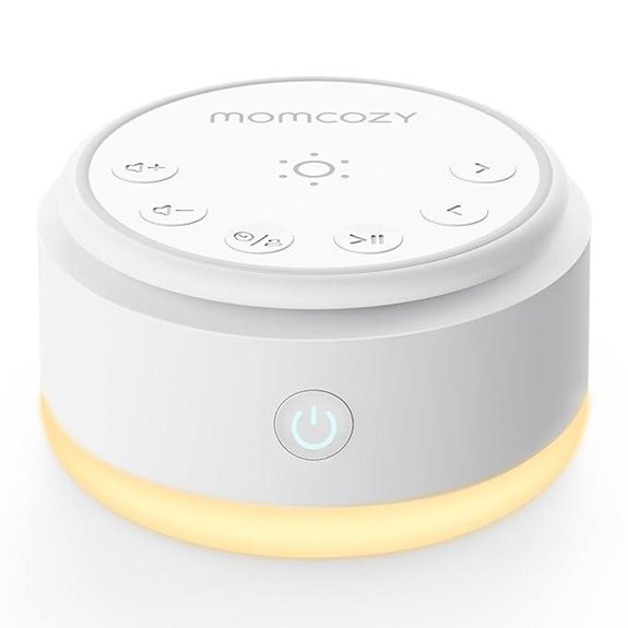 Momcozy Baby Sound Machine with Soothing Sounds and Light