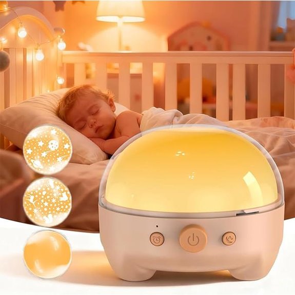 TeckyGem Baby Sound Machine with Night Light