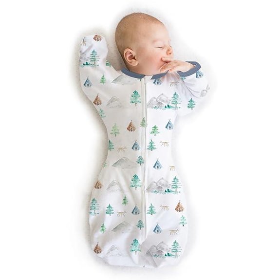 SwaddleDesigns Transitional Swaddle Sack for 3-6 Months