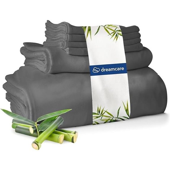 Dreamcare King Size Bamboo Viscose Cooling Sheets Set