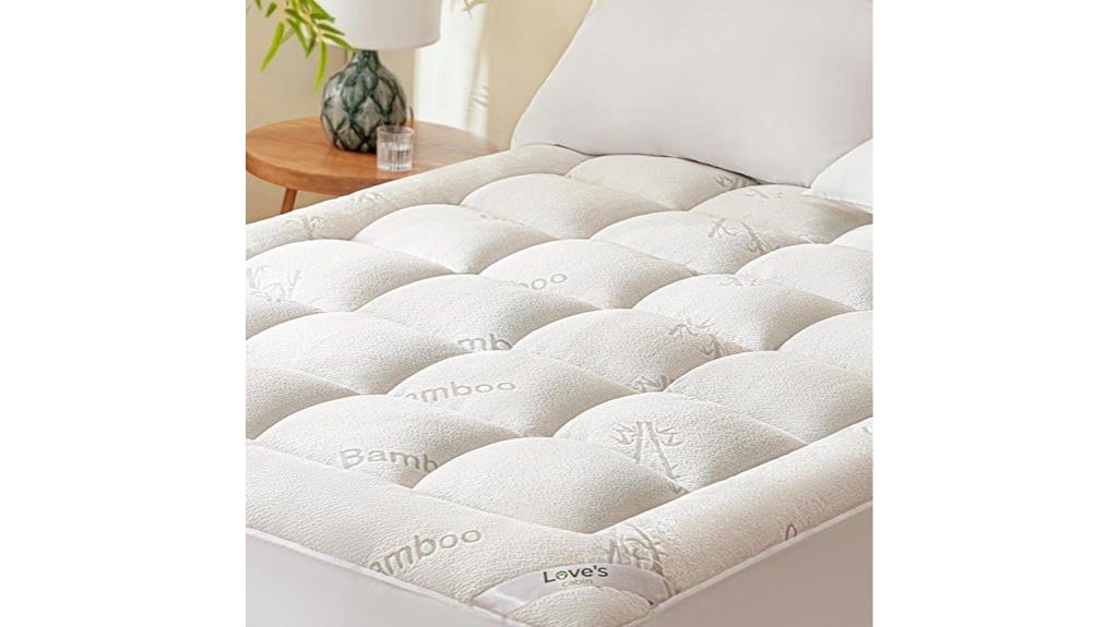 bamboo viscose mattress topper
