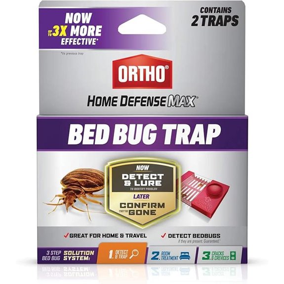 Ortho Bed Bug Trap Set for Home and Travel