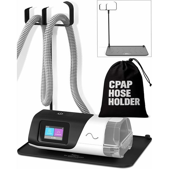 CPAP Mask & Tube Hanger for Bedside Organization