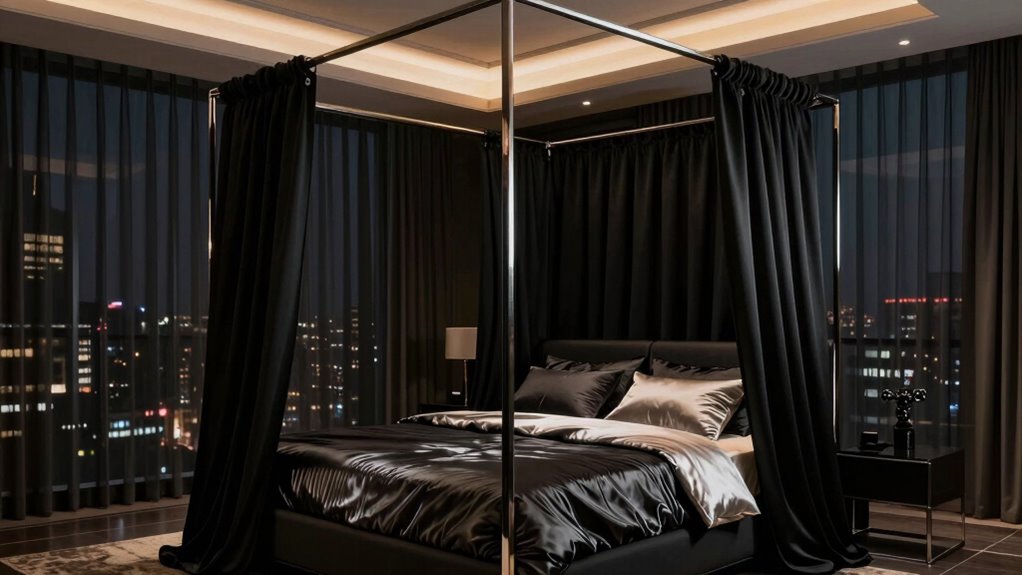 best blackout canopy curtains