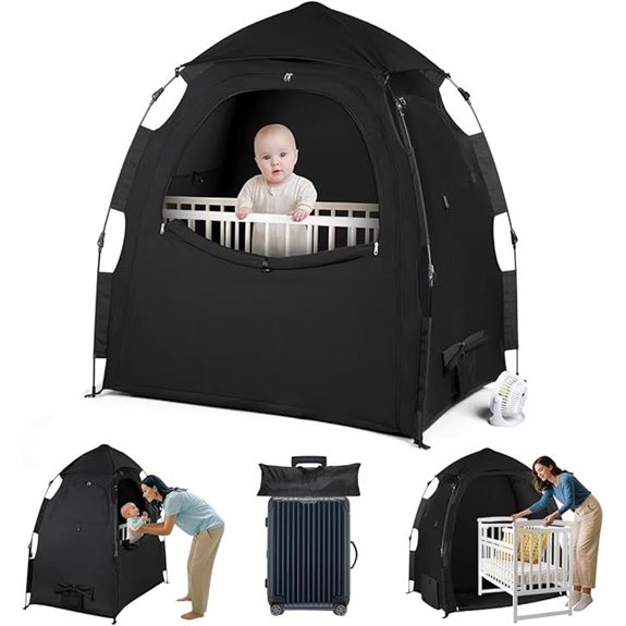 Pack N Play Blackout Cover for Baby Sleep Tent