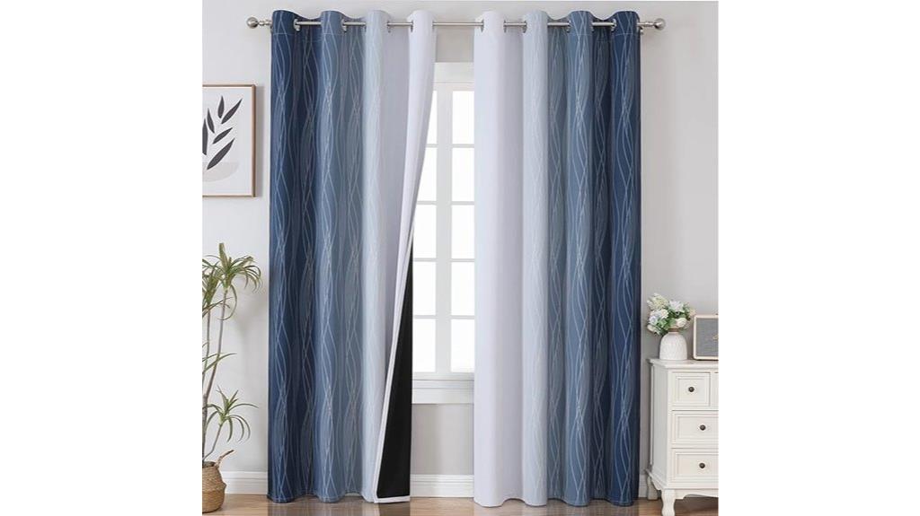 blackout bedroom curtain panels