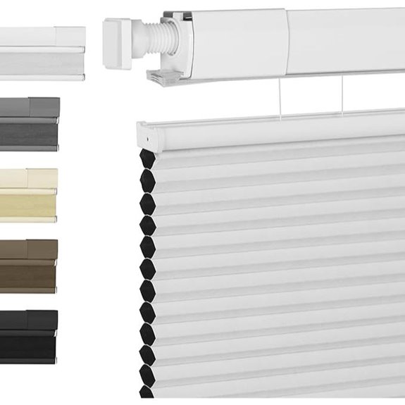 BERISSA Blackout Cellular Shades Cordless Insulated Custom Size