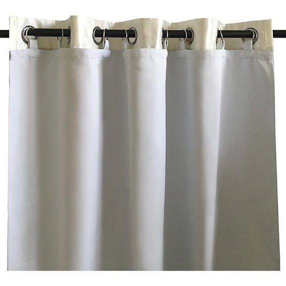 DriftAway Blackout Curtain Liner 2 Panels 50x80 Inches