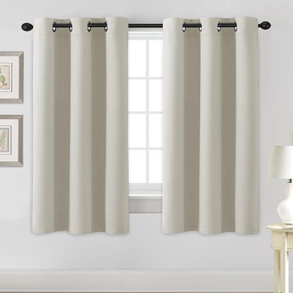 H.VERSAILTEX Blackout Room Darkening Curtain Panels (2)