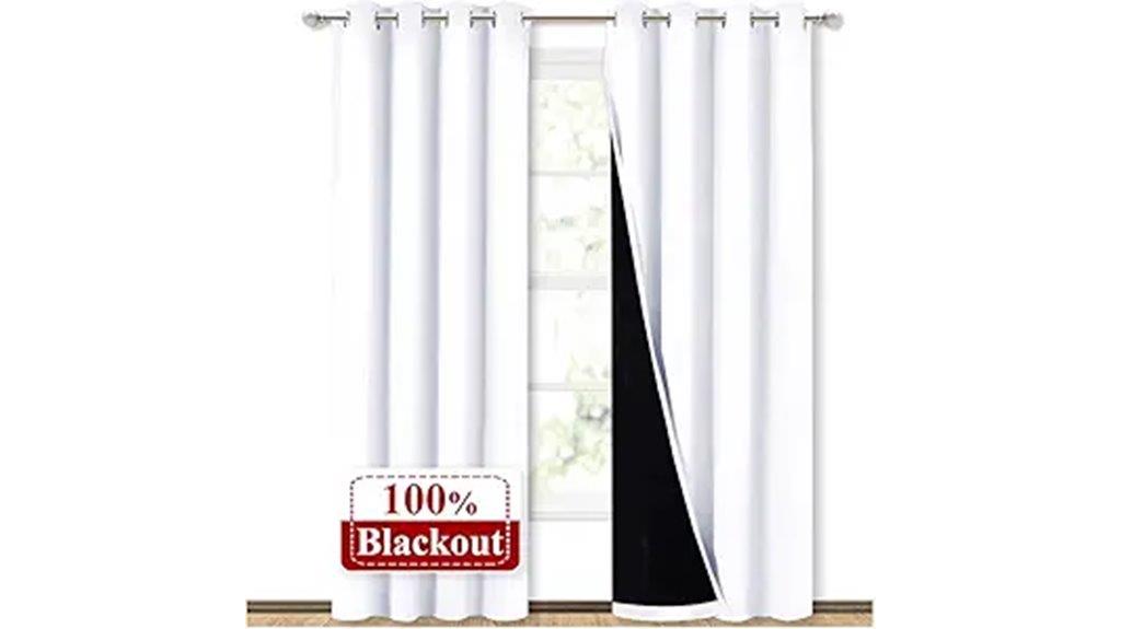 blackout curtain panels set