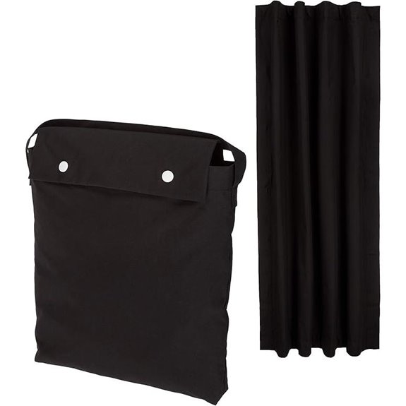 Amazon Basics Blackout Curtain with Suction Cups