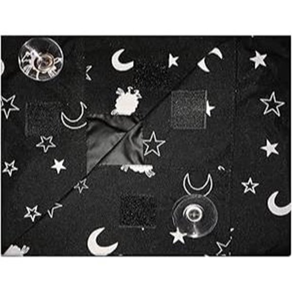 Suction Cup Travel Blackout Curtains (79x49)