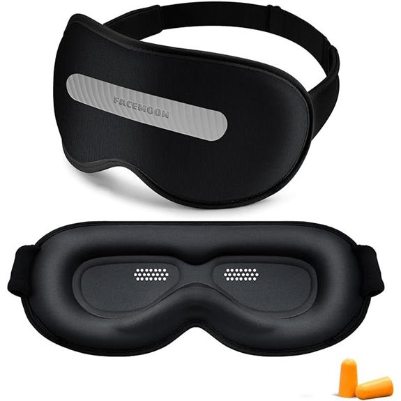FACEMOON 3D Blackout Sleep Mask with Magnetic Strip