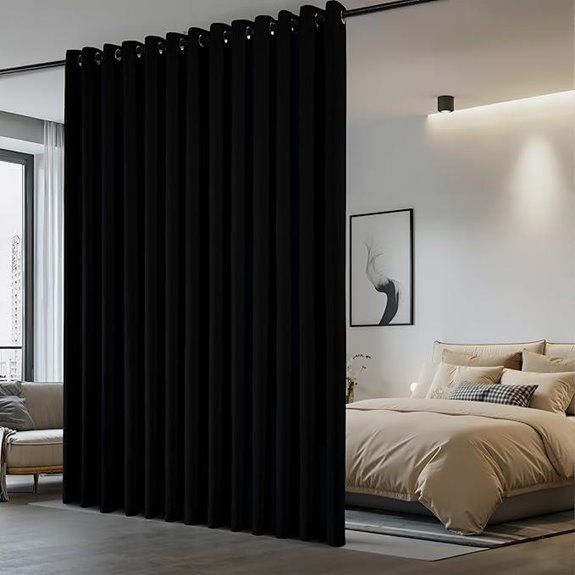 blackout room divider curtain