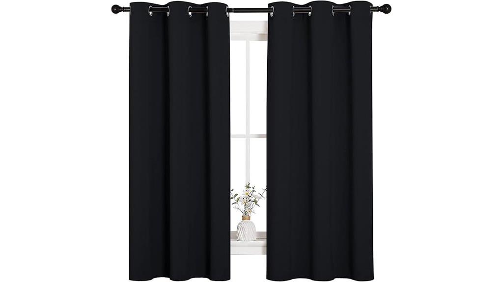 blackout thermal curtain panels