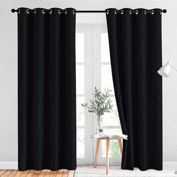 NICETOWN Blackout Thermal Curtains for Bedroom (Set of 2)