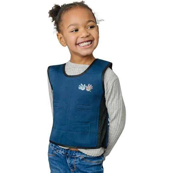 Blue Weighted Compression Vest for Kids & Adults