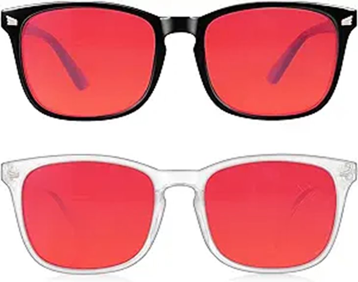 Dual Blue Light Blocking Sleep Glasses (2 Pack)