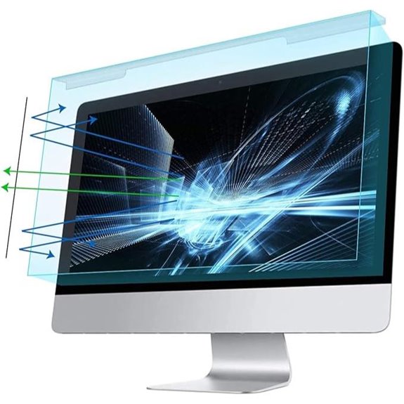 MOSISO Blue Light Blocking Screen Protector for 23-24 Inch Monitors
