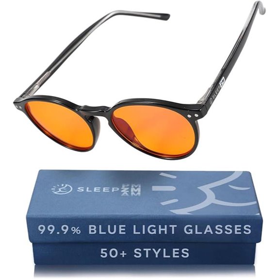 Blue Light Blocking Glasses for Sleep & Eye Protection