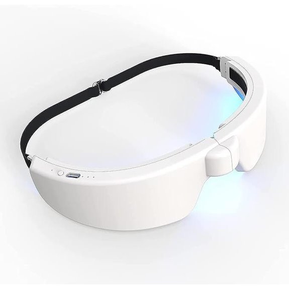 Portable UV-Free Blue Light Therapy Glasses for Sleep