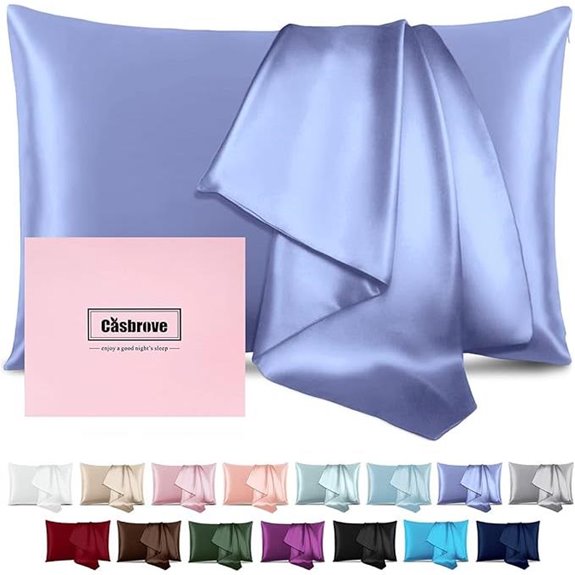 Silk Pillowcase for Hair & Skin Cornflower Blue