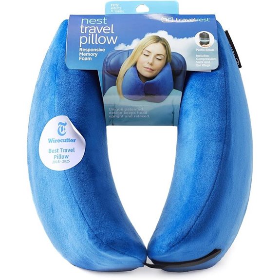 Travelrest Nest Neck Support Pillow (Blue)