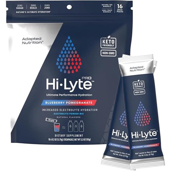 Hi-Lyte Pro Hydration Packets Blueberry Pomegranate