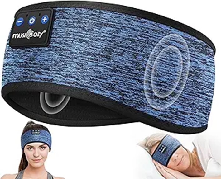 MUSICOZY Bluetooth 5.4 Headband Sleep & Sports Earbuds
