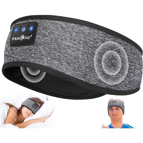 MUSICOZY Bluetooth Sleep Headphones with Eye Mask