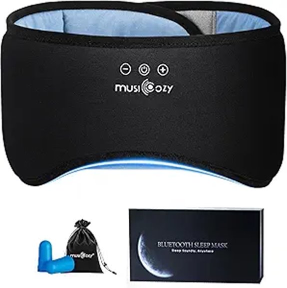 MUSICOZY Sleep Headphones Eye Mask with Bluetooth 5.4