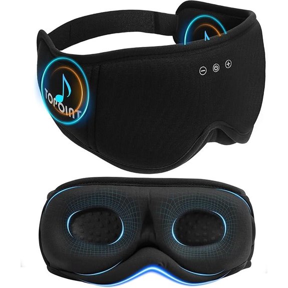 TOPOINT Bluetooth Sleep Mask with Headphones