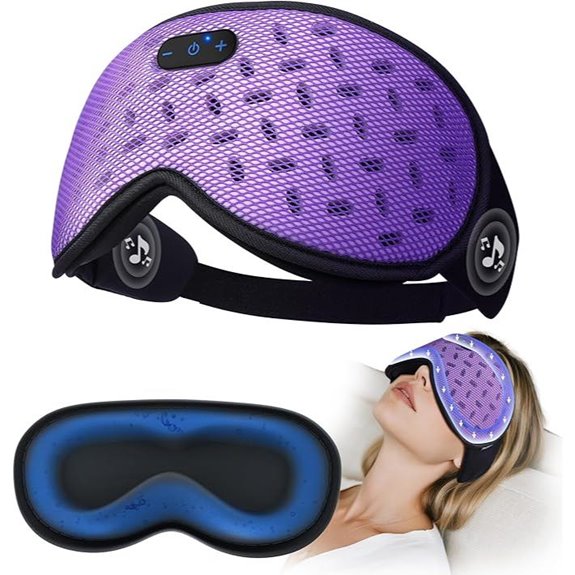 Bluetooth Sleep Mask with Hot & Cold Compress