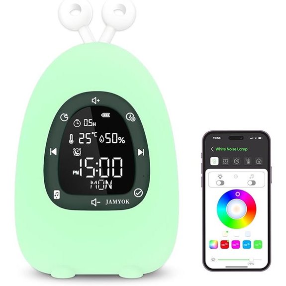 Sunrise Alarm Clock with Sounds Lights Bluetooth App