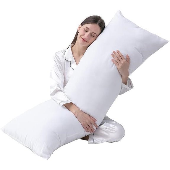 Downcool Large Breathable Full Body Pillow for Adults