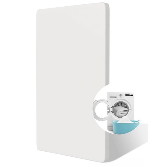 BABELIO Toddler Crib Mattress Topper Washable Breathable