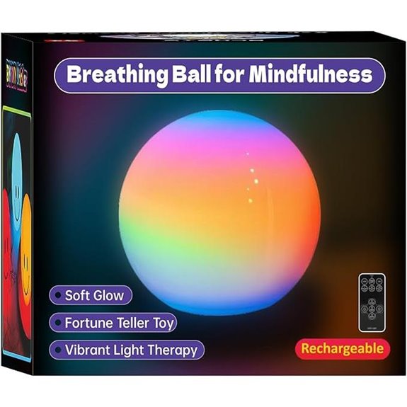 breathing ball for stress