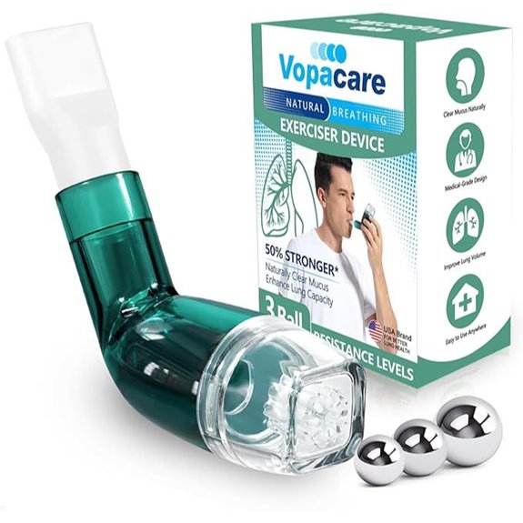 Flutter Breathing Exercise Device for Lung Health