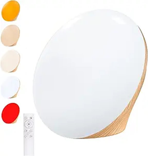 bright light and red night