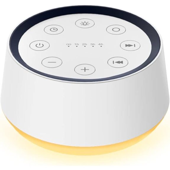 Brown Noise Sound Machine with Night Light