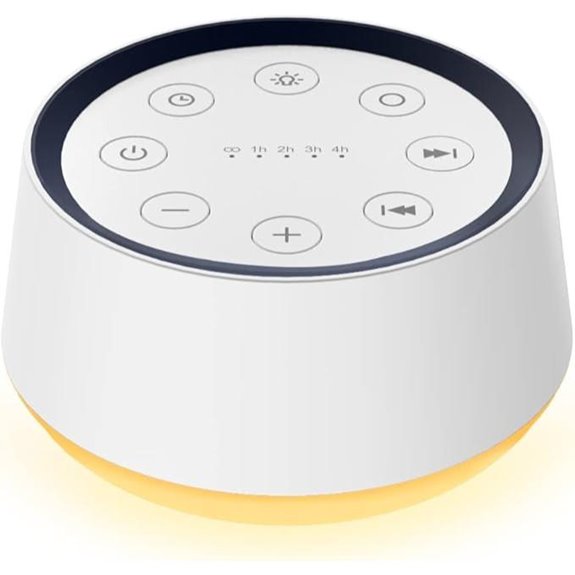 Brown Noise Sleep Machine with Soothing Sounds & Night Light