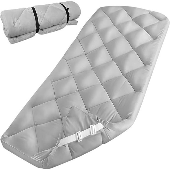 Cot Mattress Pad for Camping and RV Bunk Beds