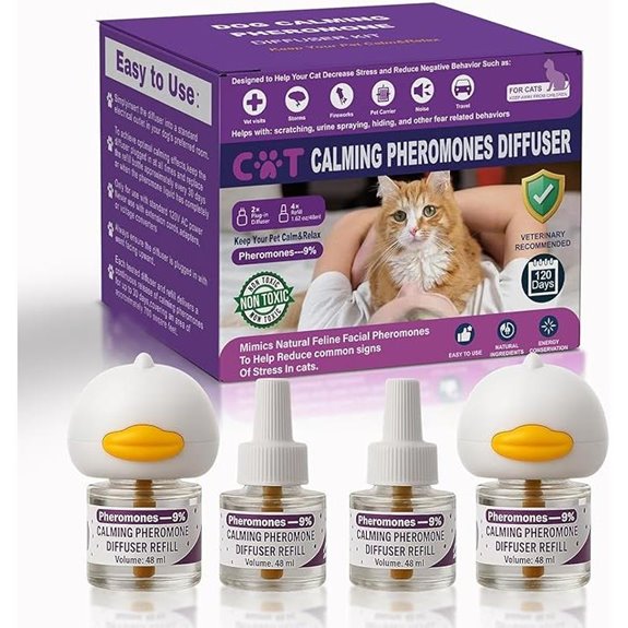 Cat Pheromone Diffuser Kit with Refills and Stress Relief