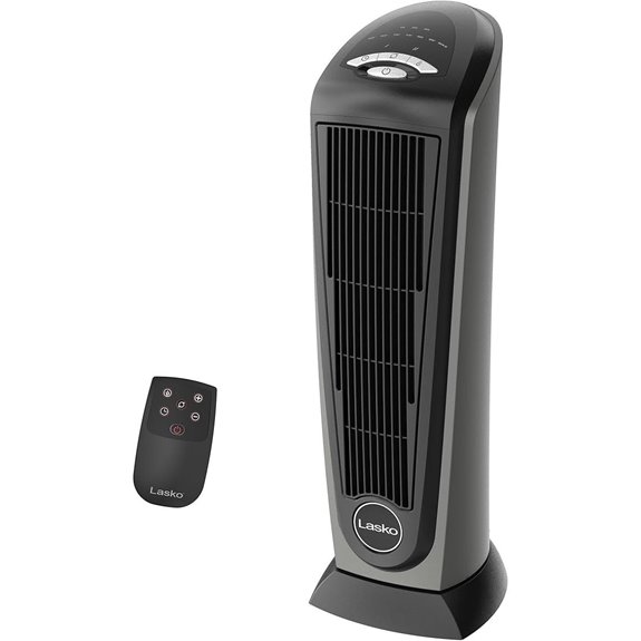 Lasko 1500W Ceramic Tower Space Heater with Remote