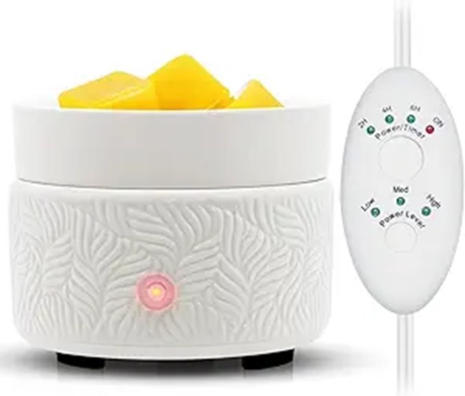Ceramic 3-in-1 Wax Warmer with Timer and Auto Shutoff